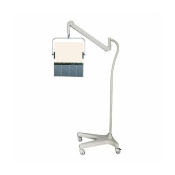 Square Arm Overhead Lead Acrylic Mobile Barrier with Lead Curtain