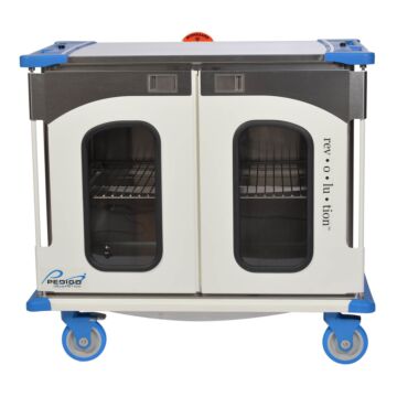 Pedigo Revolution Closed Surgical Case Cart With Double Door