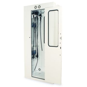 SureDry Pass Through Scope Cabinet with Dri-Scope Aid®, 10-Scope Capacity, Key Lock