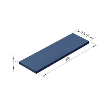 Replacement Table Pad for GE Myosight Millenium Highlight Advantage/9800