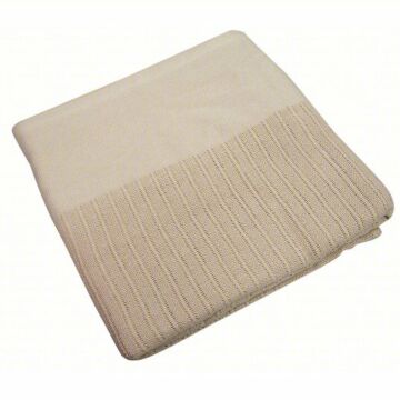 Beige Prewashed Patient Blanket (Qty 12)