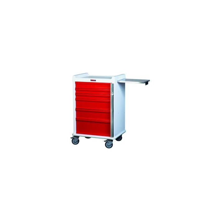 MR-Conditional Six Drawer Emergency Cart Breakaway Lock Standard Package