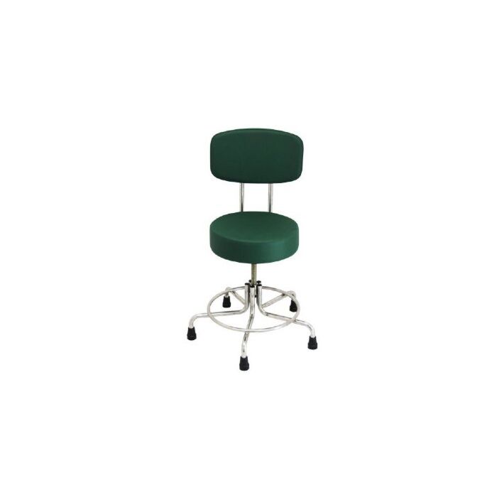 MRI Non-Magnetic Stool with backrest