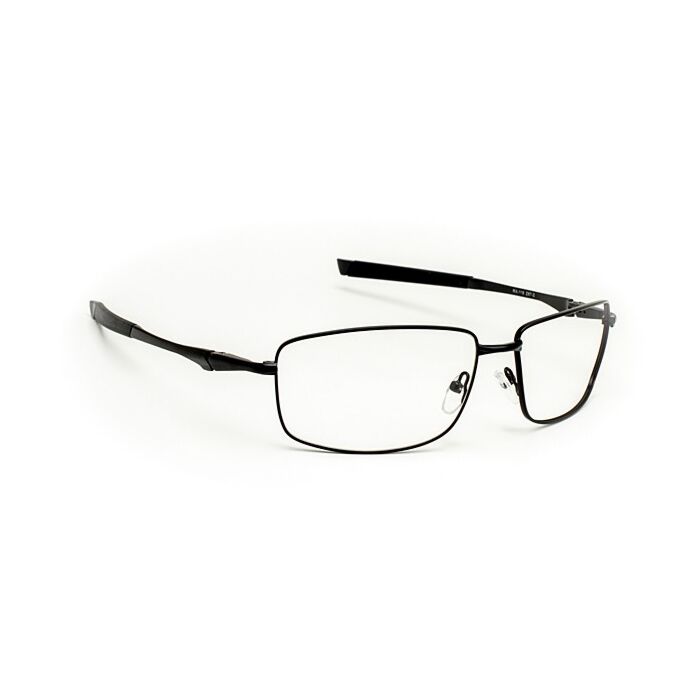 Model 116 Metal Wrap Lead Glasses - Black
