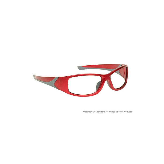 Model 808 Wraparound Lead Glasses - Red
