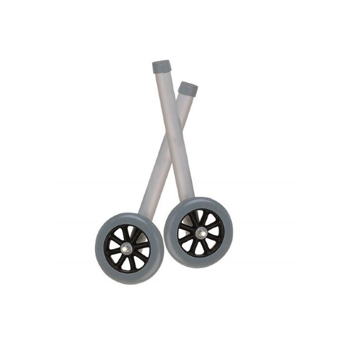 MRI Non-Magnetic 5" Adjustable Walker Wheels