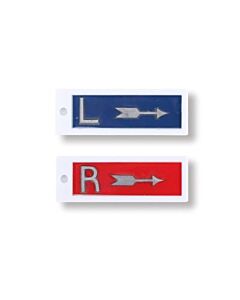 Right & Left with Arrow X-Ray Lead Marker Set - Initials Optional