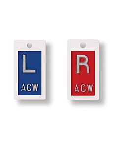 1/2" Plastic X-Ray Lead Marker Set - Initials Optional