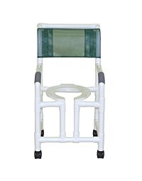 PVC Shower Chair with Open Front (18" Width)