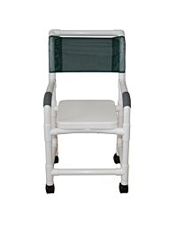 PVC Shower Chair with Soft Seat (18" Width)