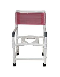 Wide Deluxe Knockdown PVC Shower Chair (22" Width)