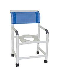 Wide Deluxe PVC Shower Chair (22" Width)