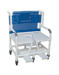 Deluxe Bariatric PVC Shower Chair (30" Width)