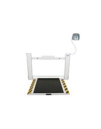 Antimicrobial Wall Mounted Fold Down Wheelchair Scale