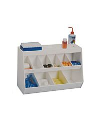 MRI Lab Storage Shelf with 10 Bins