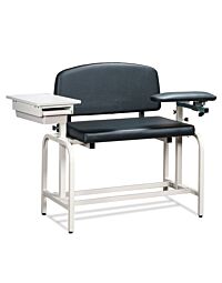 Extra Wide / Extra Tall Phlebotomy Chair with Drawer