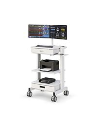 Dual Monitor Medical Computer Cart