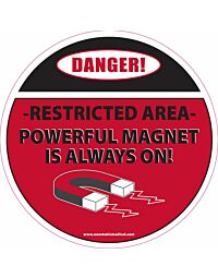 MRI Danger Floor Sticker