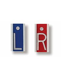 1" Aluminum X-Ray Lead Marker Set - Initials Optional