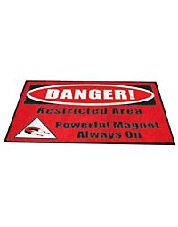 MRI Warning Sign Floor Sticker