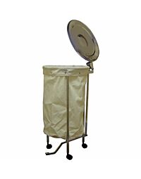 18" MRI Non-Magnetic Linen Hamper w/foot operated lid