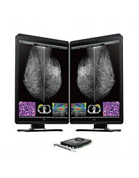 JVC 5MP Dual Color Mammography Diagnostic Display Monitors with Video Card - CL-S500