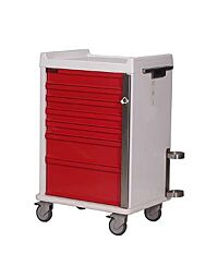 MRI-Conditional Seven Drawer Emergency Cart Standard Package