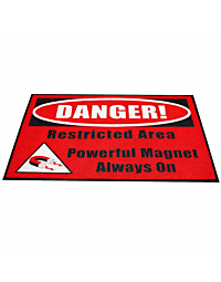MRI Non-Magnetic Floor Mat Carpet Warning Sign