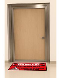 MRI Non-Magnetic Floor Mat Carpet Warning Sign 