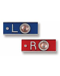 5/8" Horizontal Position Indicator X-Ray Lead Marker Set - Initials Optional