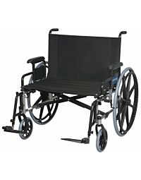 Regency XL 2002 Bariatric Wheelchair-26" Wdith-Desk Arms-Adjustable Swingaway Foot