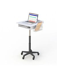 Mobile Laptop Cart with Convenient Storage