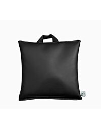 Vinyl Square Black Sandbag: 10 LB (11 X 11L)  - Standard Handle  