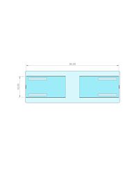 Siemens Slicker (Cover Only)-Covers Table Pad Measuring 80" Long and 18" Wide