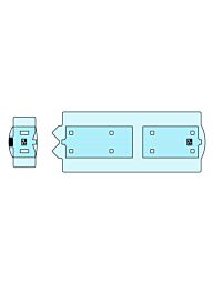 Siemens Slicker (Cover Only)-Fits PAD0026 Only (85" Long) - Will not fit any other style table pad