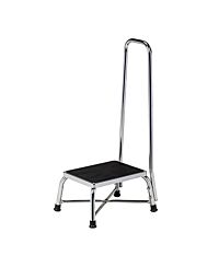 Bariatric Medical Single Step Stool with Handrail