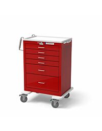 6-Drawer Tall Emergency Cart - Steel