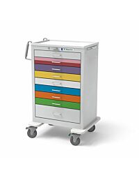 9-Drawer X-Tall Pediatric Cart - Steel