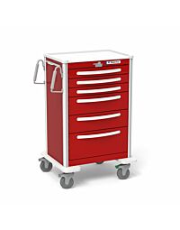 6-Drawer X-Tall Emergency Cart - Aluminum