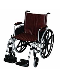  20" Aluminum MRI Wheelchair, Detachable Footrests