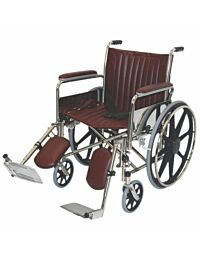 20" Wide Non-Magnetic MRI Wheelchair w/ Detachable Elevating Legrests