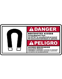 MRI Danger Restricted Access Sign