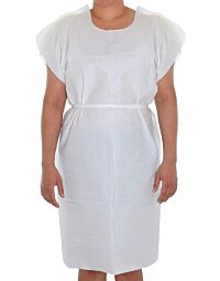 Bodymed Exam Gown, White Tissue