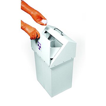 Shielded Waste Container for Low Energy Beta and Gamma Waste