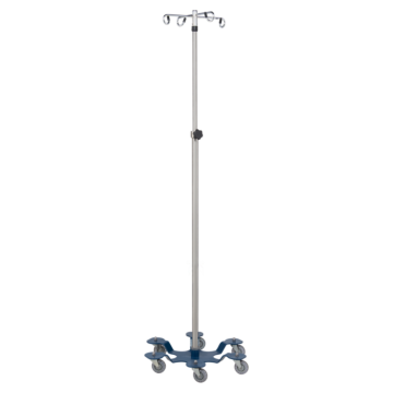 Blickman 4 Hook Heavy Duty IV Stand with Tru-Loc (6 Legs)