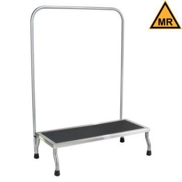 MRI Safe Step Stool with Handrail - (12