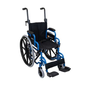 Pediatric Wheelchair with Footrest and Flip-Back Arms