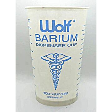 Barium Cups 14 oz with printed mixing scales