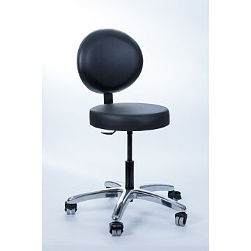 Heavy Duty Exam & Procedure Stool with Backrest