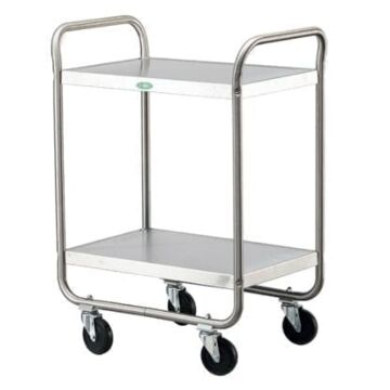 500 Lb capacity tubular chrome plated frame utility cart